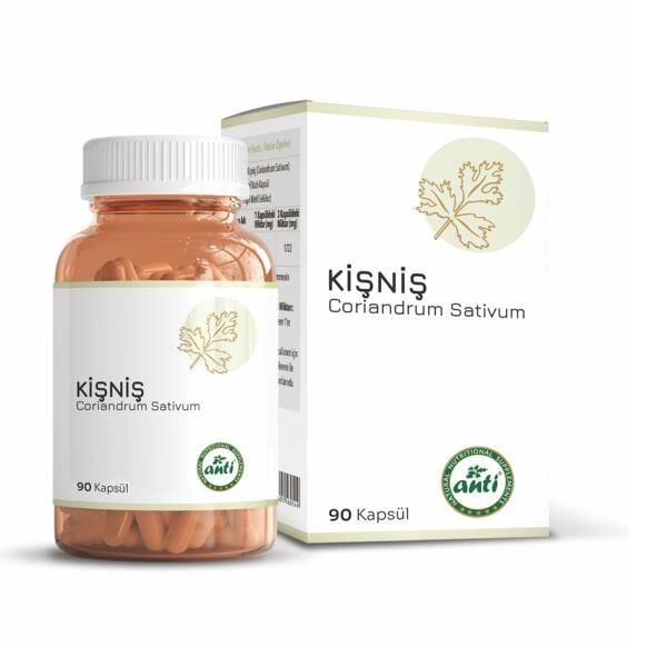 Anti Naturel Coriander Supplement for Wellness 90 Capsules