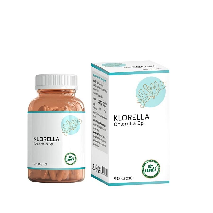 Anti Naturel Chlorella Dietary Supplement 90 Capsules