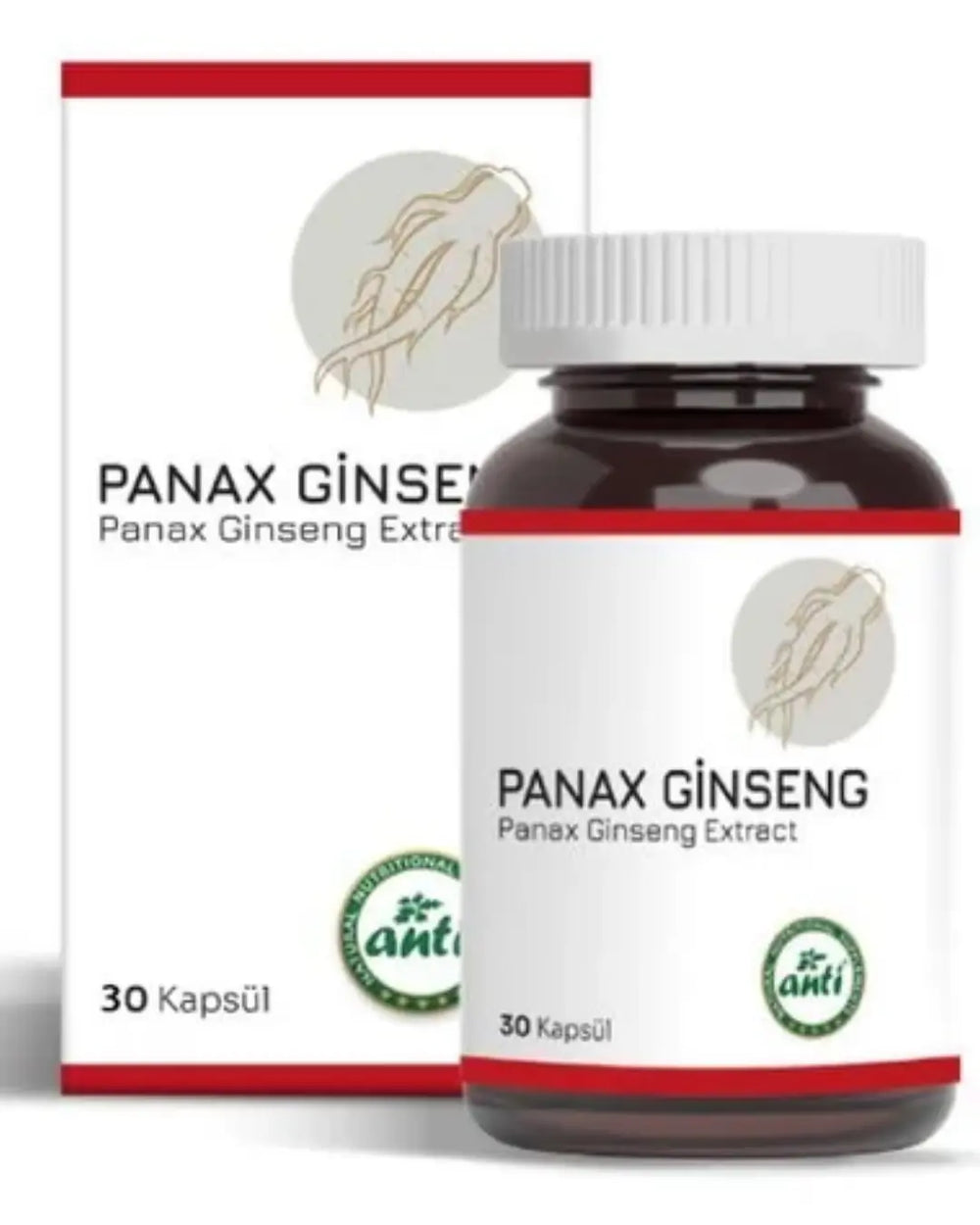 Anti Panax Ginseng Extract Dietary Supplement 30 Capsules
