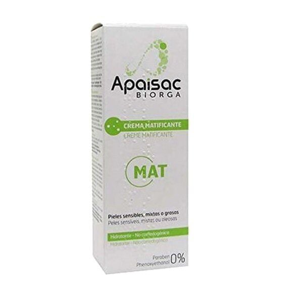 Biorga Apaisac Mattifying Cream for Oily & Combination Skin 40ml