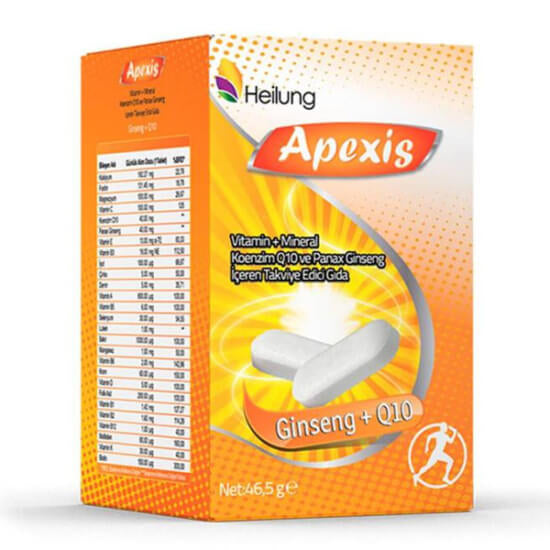 Apexis Multi Ginseng &amp; Q10 Daily Supplement 30 Tablets