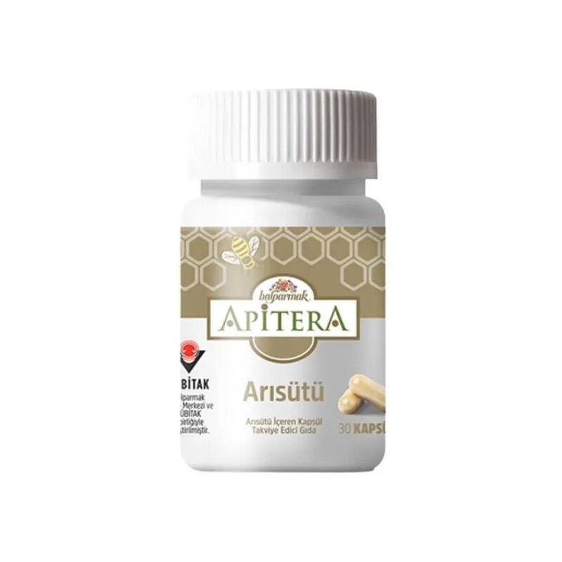 Apitera Royal Jelly Herbal Supplement for Vitality 30 Capsules