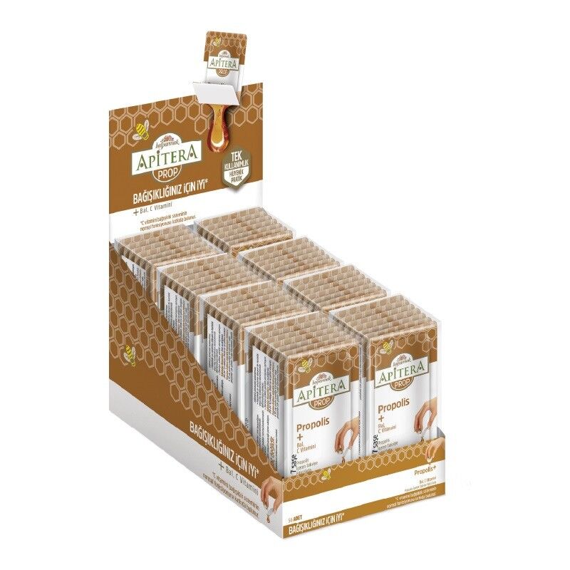 Apitera PROP Honey & Propolis with Vitamin C 56 Sachets