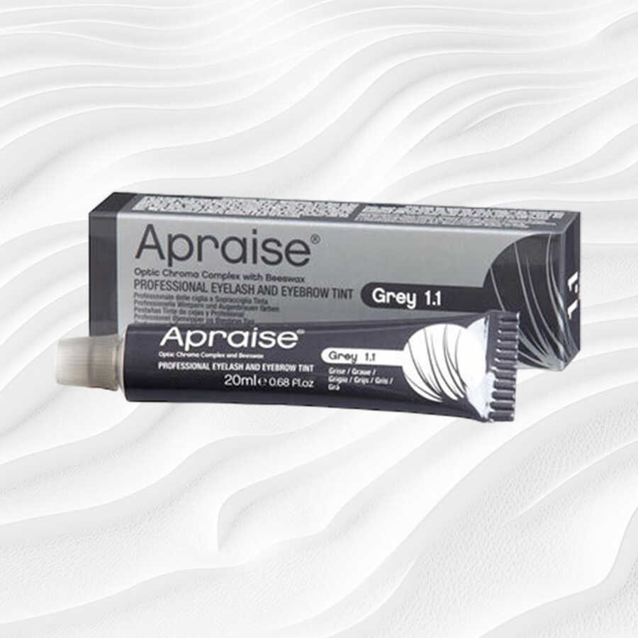 Apraise Eyelash and Eyebrow Tint 1.1 Grey Long-Lasting Color 20 ml
