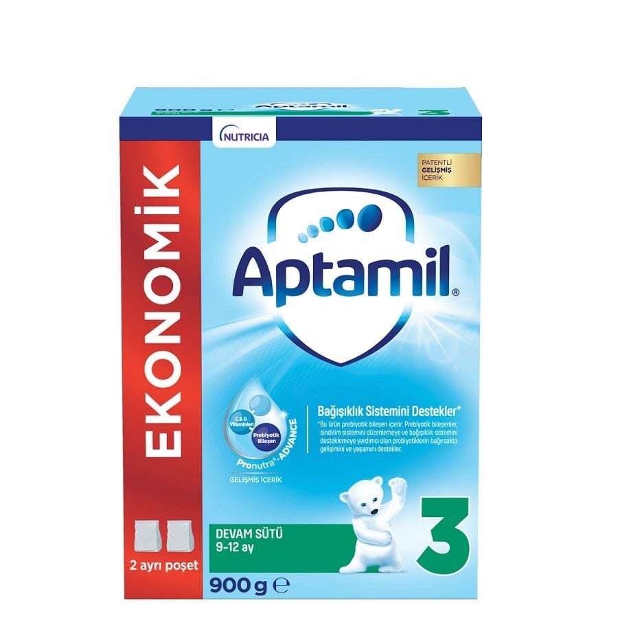 Aptamil 3 Baby Follow-on Milk for 9-12 Months 900g