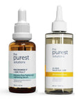 The Purest Solutions Skincare Set for Oily Skin - Pore Tightening Serum & Oil Control Toner with Niacinamide & - Face Serum