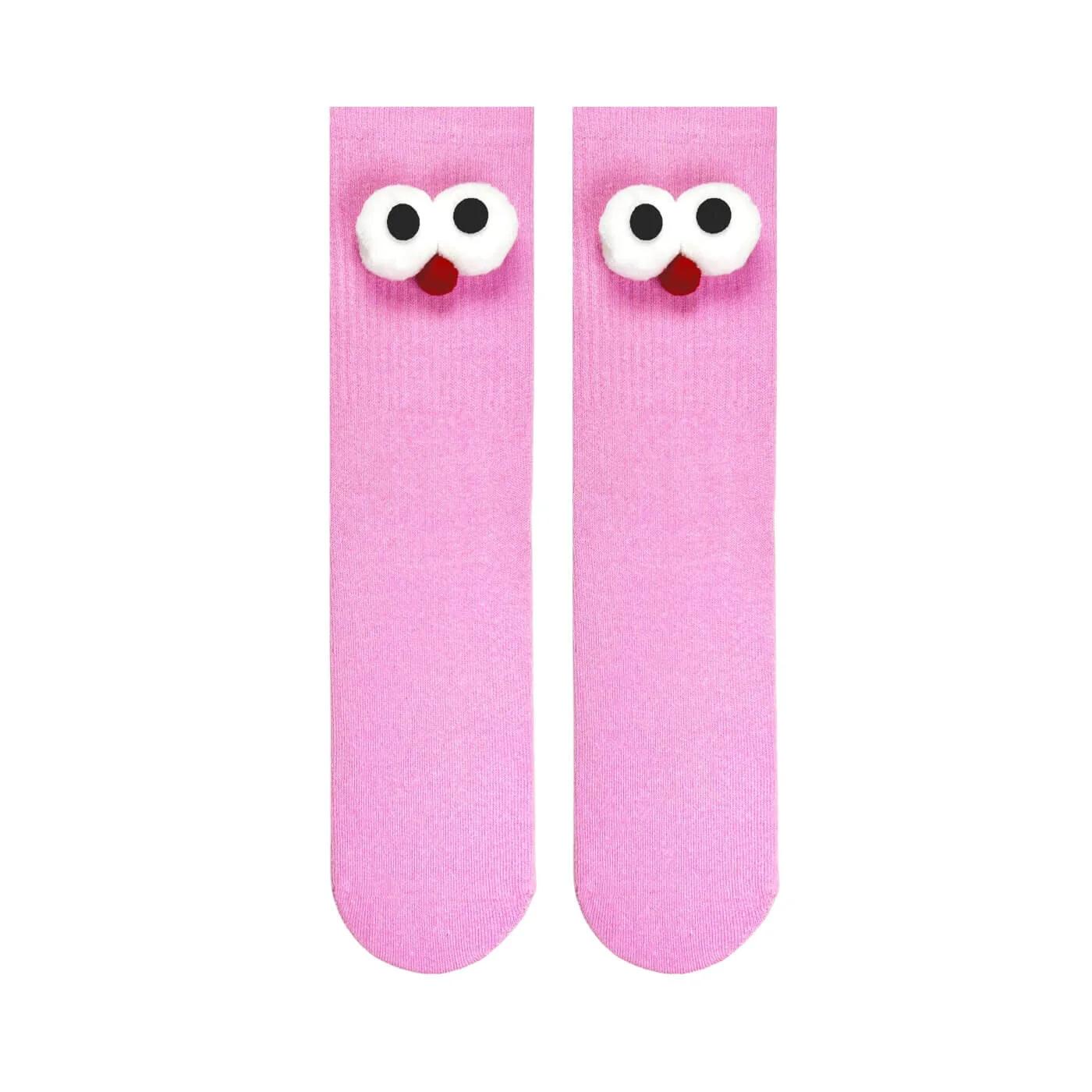 Carnaval Socks Pink Pop-Eye Pattern Athletic Socks 1 Pair