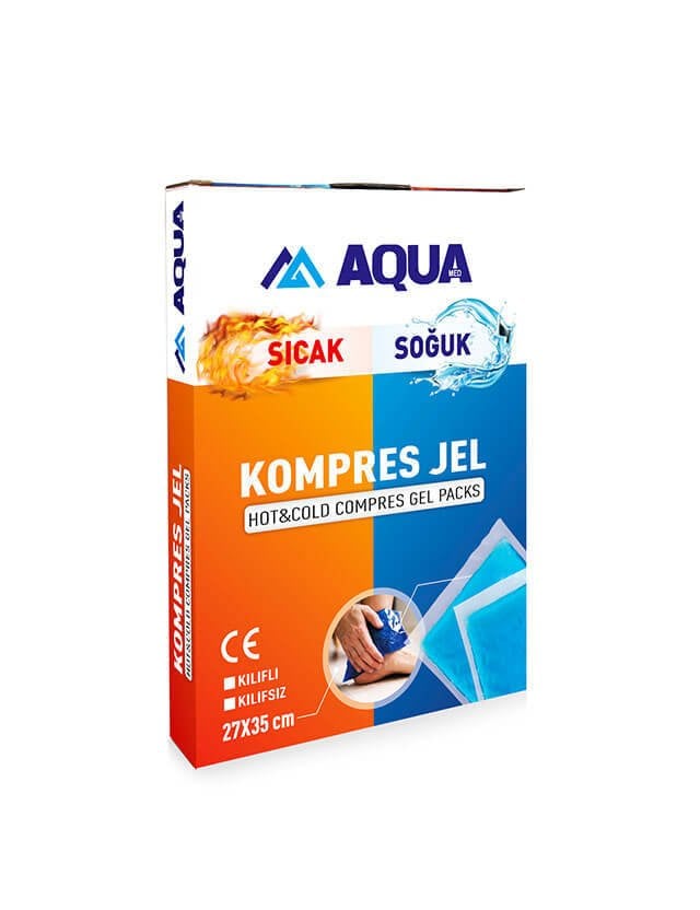Aqua Reusable Hot and Cold Gel Compress Pack 26cm x 35cm