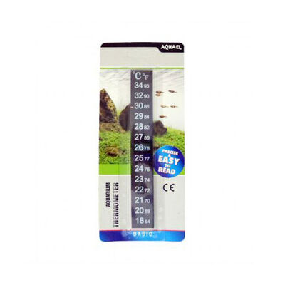 Aquel Adhesive Aquarium Thermometer for Precise Temperature 1 pc