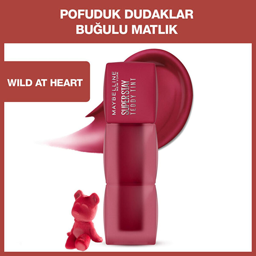Maybelline Super Stay Teddy Tint: Long-Lasting Liquid Matte Lip & Cheek Color - Buildable, Fluffy Soft Matte Lip Tint Maybelline Teddy Tint: Long Lasting Matte Lip Color Maybelline lip tint, Super Stay Teddy Tint, long lasting matte lip tint, liquid matte lip color, buildable lip tint, lip and cheek tint, fluffy lip tint, soft matte lip tint, teddy tint Maybelline, long wear lip color, lip tint, matte lip color, buildable color, lip and cheek, versatile makeup, long-lasting lip color, liquid matte, fluffy l