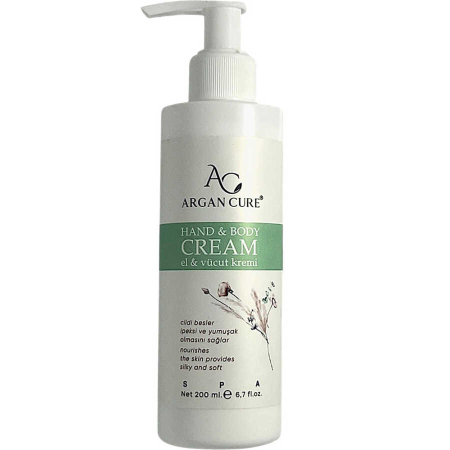 Argan C Hand & Body Cream Nourishing Daily Moisturizer 200 ml