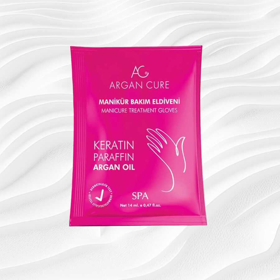 Argan Care Manicure Gloves with Argan Oil and Keratin 1 Pair