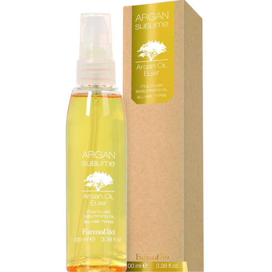 Farmavita Argan Sublime Elixir Nourishing Hair Oil 100ml