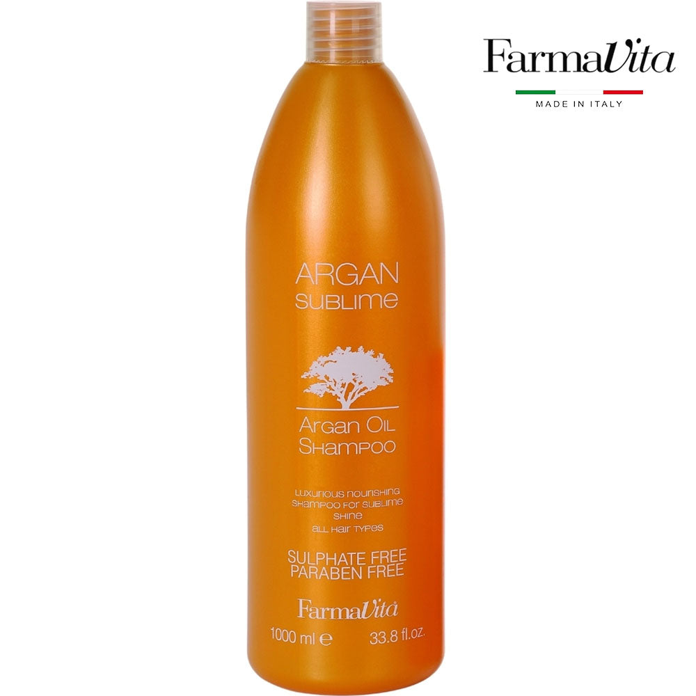 Farmavita Argan Sublime Shampoo Nourishing Sulfate-Free 1000ml
