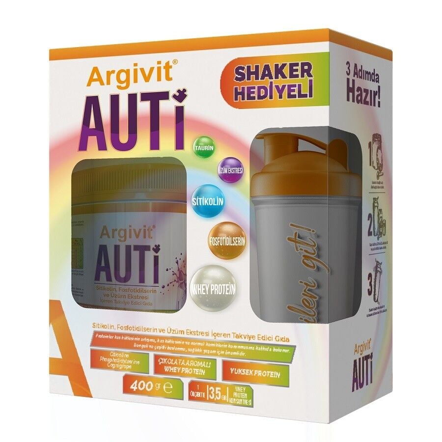 Argivit AUTI Whey Protein & Citicoline Supplement 400g