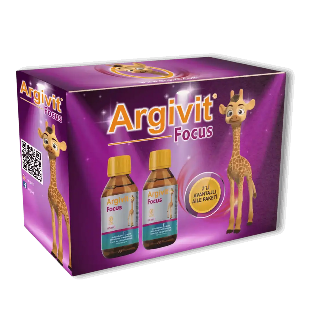 Argivit Focus Family Pack Liquid Supplement 2 x 150 ml
