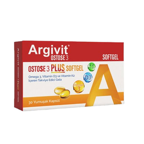 Argivit Ostose 3 Plus Daily Wellness Supplement 30 Capsules