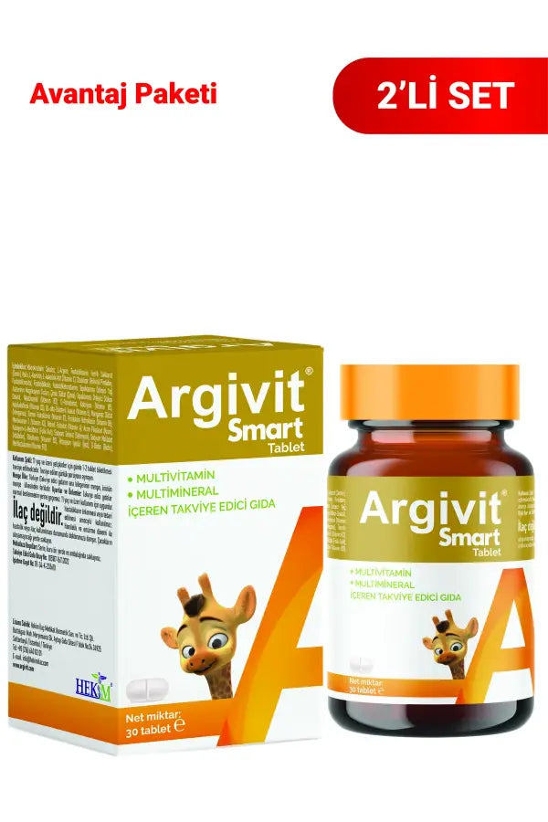 Argivit Smart Focus & Development Support Tablets 2-Pack