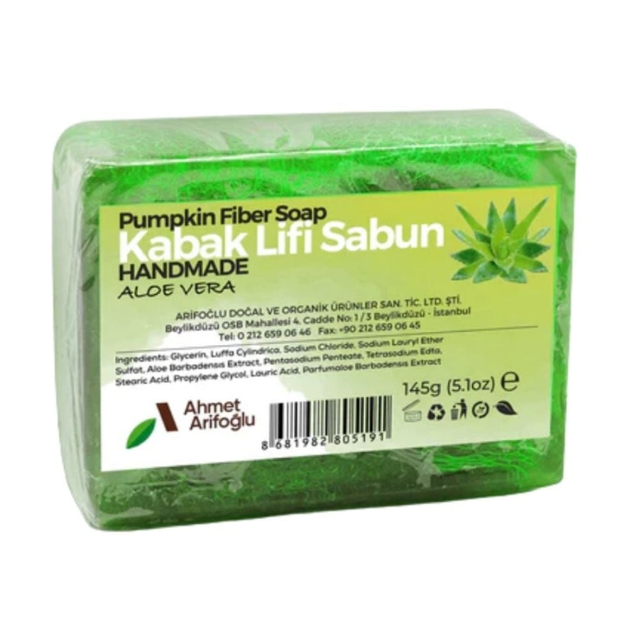Arifoglu Aloe Vera Loofah Soap for Smooth Skin 145g