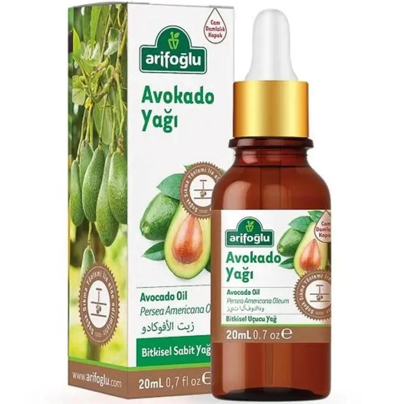 Arifoglu Cold Pressed Avocado Oil for Skin & Hair 20ml