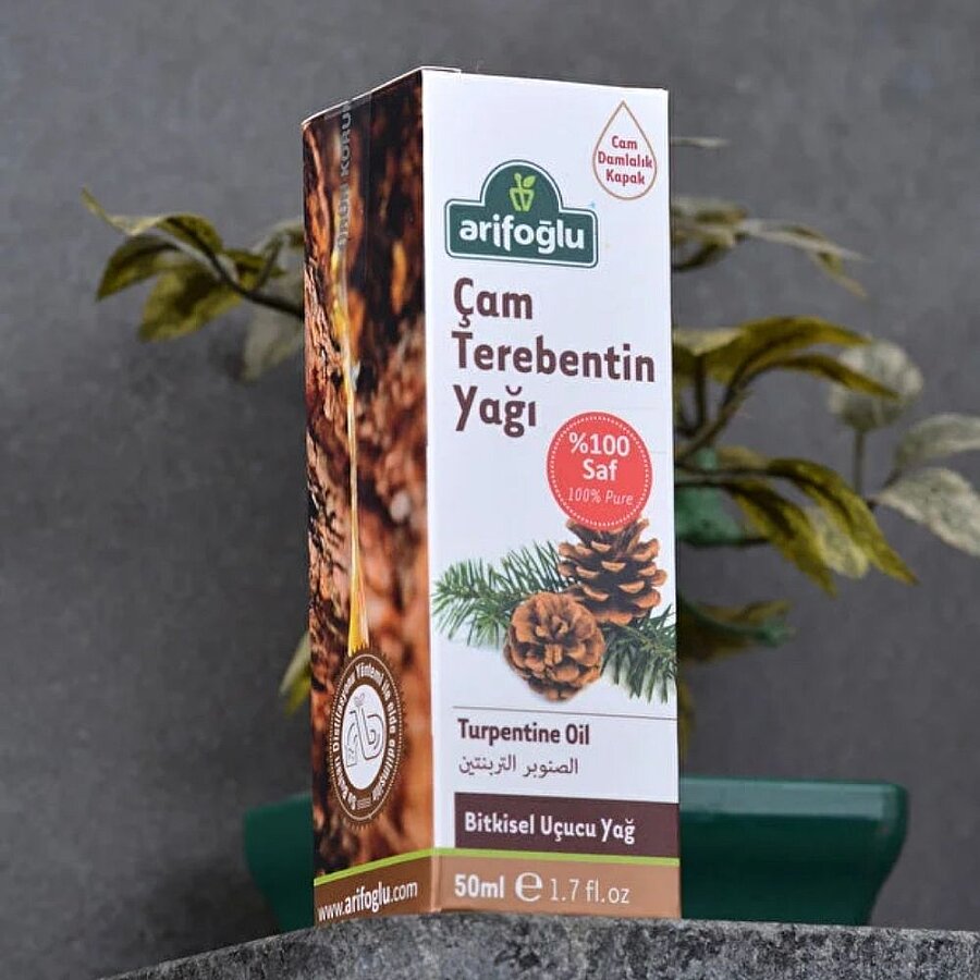 Arifoglu Pine Turpentine Oil 100% Pure Hair & Skin Care 50 ml