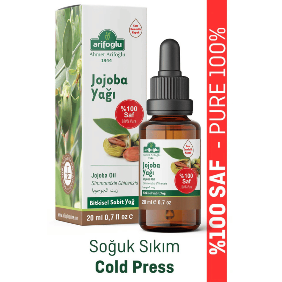 Arifoglu Jojoba Oil Pure Moisturizing Face & Body Care 20ml