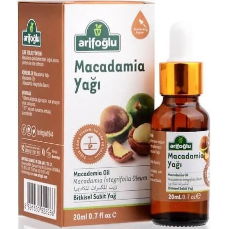 Arifoglu Macadamia Oil Cold Pressed Moisturizer 20ml