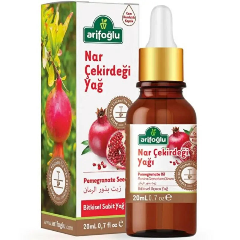 Arifoglu Cold-Pressed Pomegranate Seed Oil for Glowing Skin 20ml