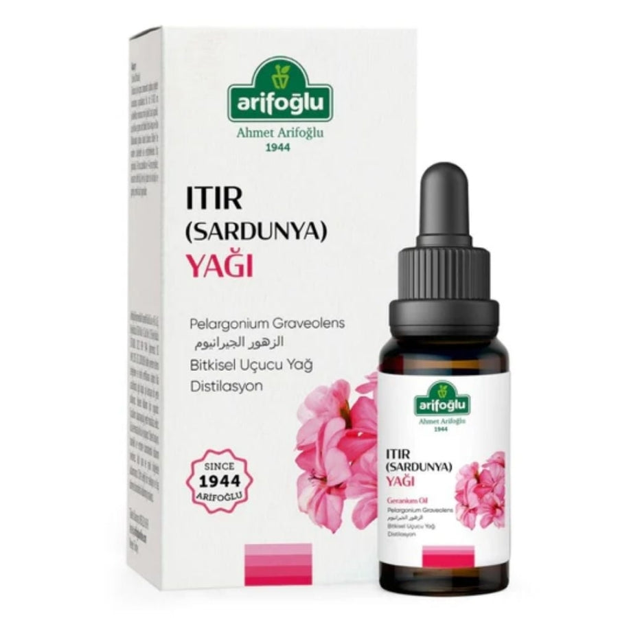 Arifoglu Pure Geranium Essential Oil for Skin and Hair 10ml
