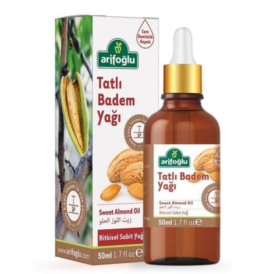 Arifoglu Pure Sweet Almond Oil for Hair and Skin 50ml