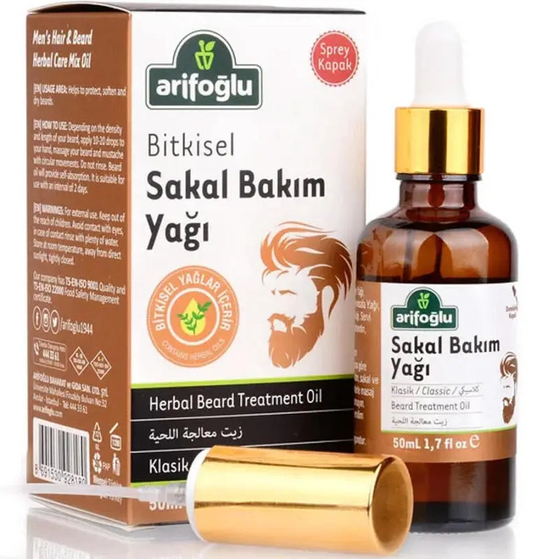 Arifoglu Beard Care Oil for Nourishing &amp; Styling 50ml