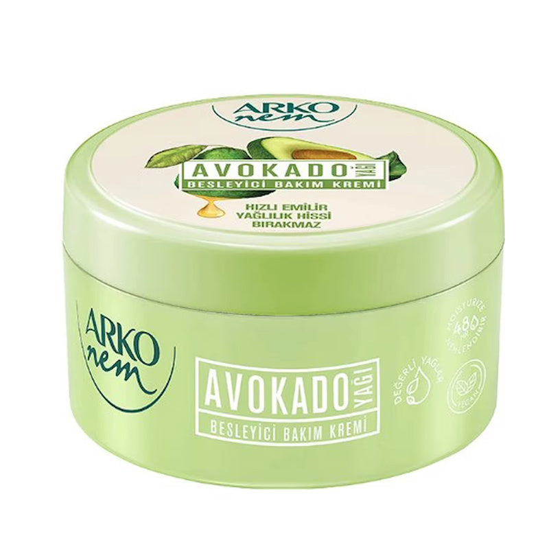 Arko Nem Avocado Moisturizing Cream for Smooth Skin 150 ml