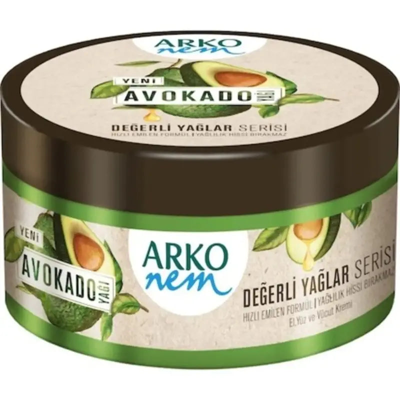 Arko Nem Avocado Moisturizing Cream for Soft Skin 150ml