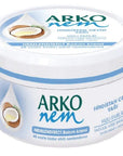 Arko Nem Coconut Oil Moisturizing Cream for Soft Skin 300ml