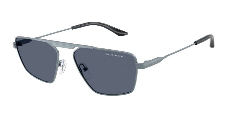 Armani Exchange 0AX2059S Men's Aviator Sunglasses 56mm