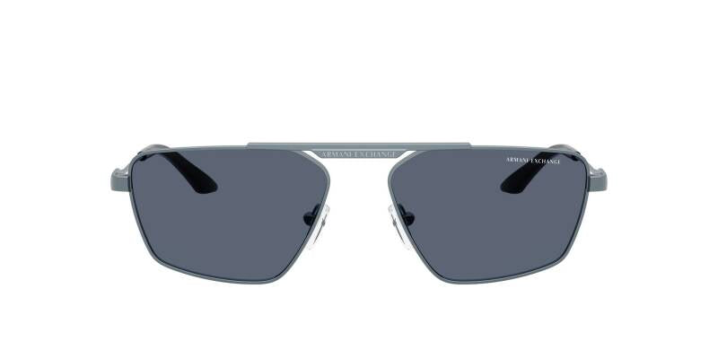 Armani Exchange 0AX2059S Men's Aviator Sunglasses 56mm
