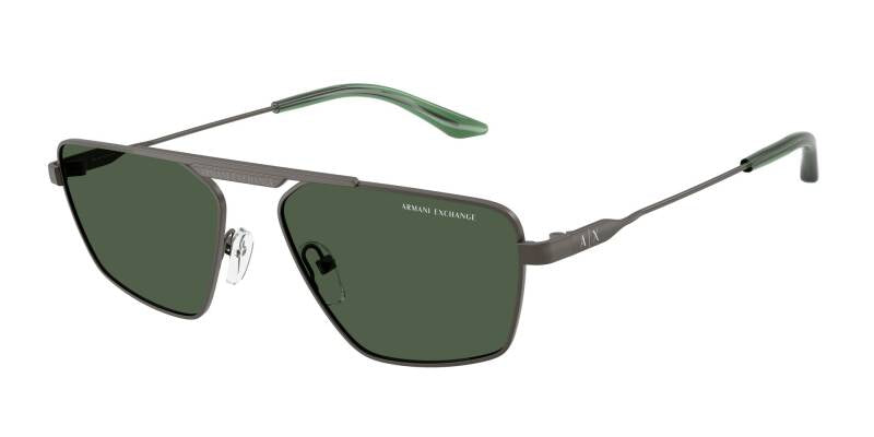 Armani Exchange 0AX2059S Men's Modern Square Sunglasses 56mm