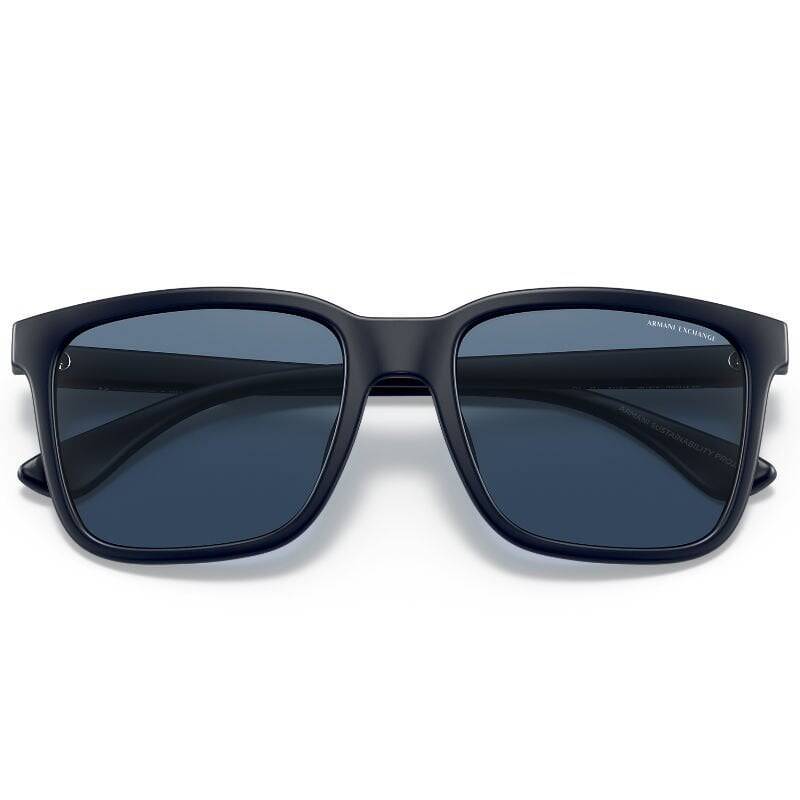 Armani Exchange 0AX4112SU Rectangular Men's Sunglasses 55mm