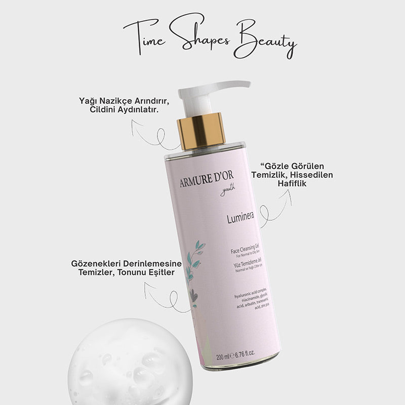 Armure Dor Luminera Brightening Face Cleansing Gel 200 ml