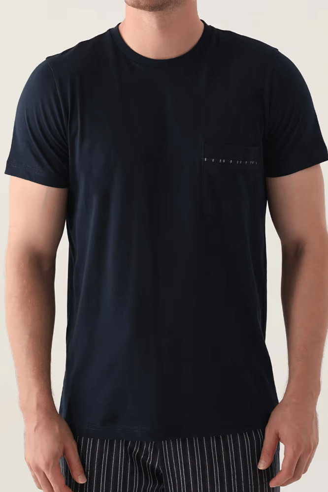 Arnetta AR3011 Men's Navy Pajama Set for Classic Comfort