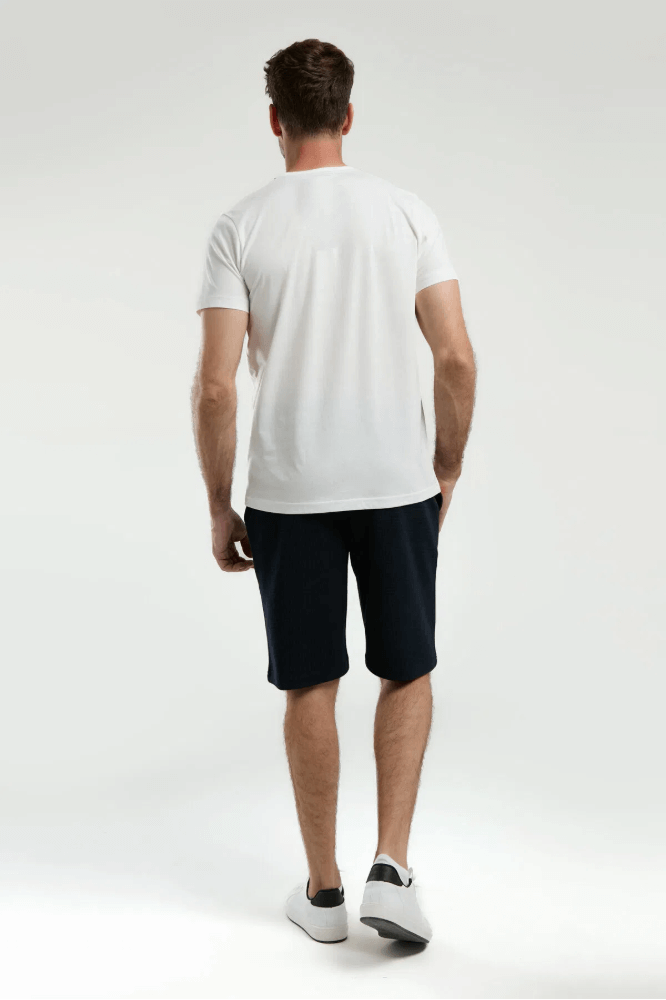 Arnetta AR3328 Men's Bermuda Pajama Set in White