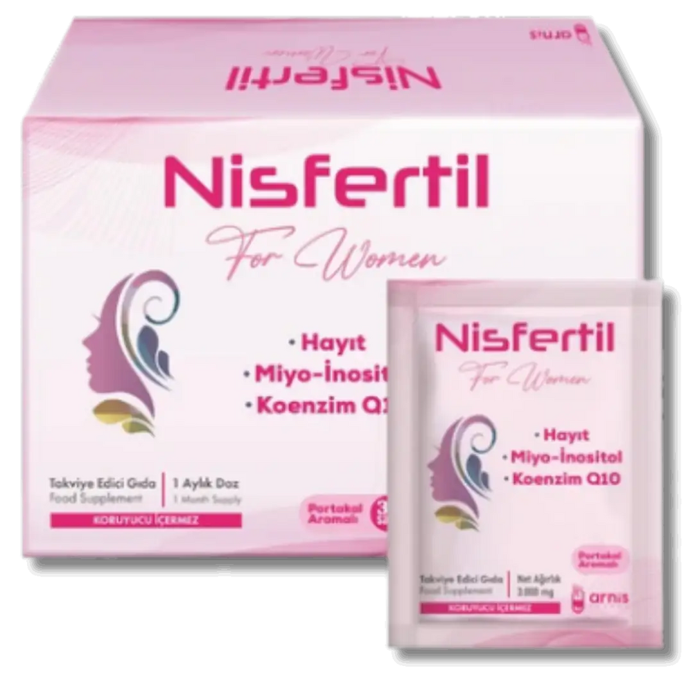 Arnis Pharma Nisfertil For Woman Nutritional Support 30 Sachets