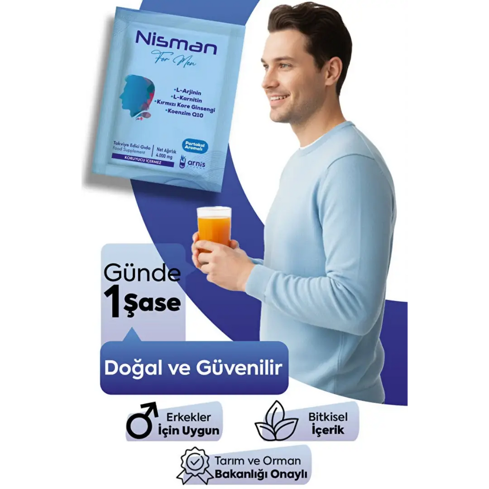Arnis Pharma Nisman For Men Dietary Supplement 30 Sachets