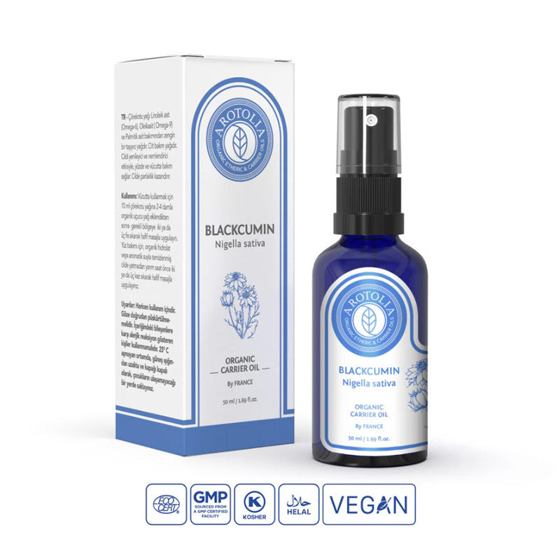 Arotolia Black Seed Oil Pure Carrier Oil 50 ml