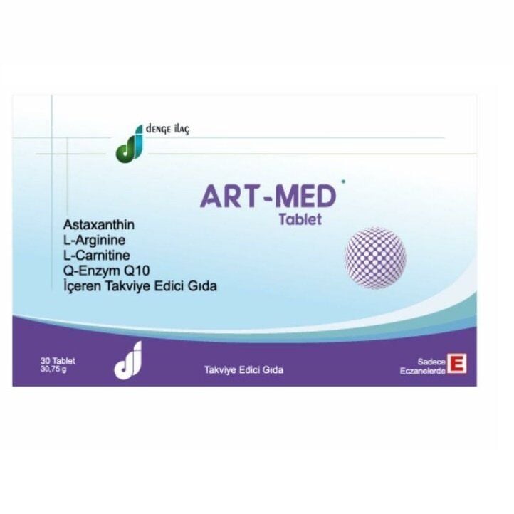 Denge Ilac Art-Med Dietary Supplement with CoQ10 30 Tablets