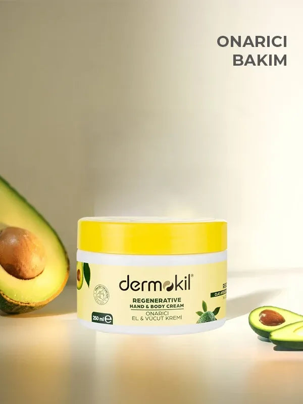 Dermokil Avocado Oil Hand and Body Cream for Deep Moisture 250 ml