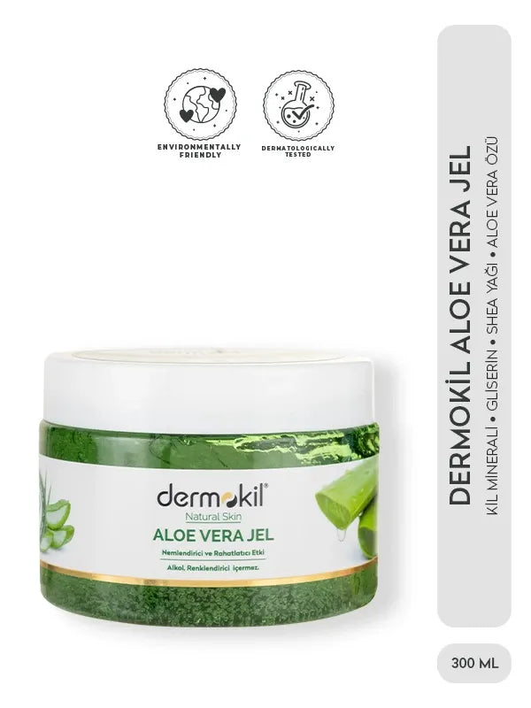 Dermokil Aloe Vera Gel Soothing Skin Moisturizer 300 ml