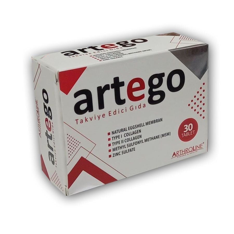 Arthroline Artego Dietary Supplement with Zinc & MSM 30 Tablets