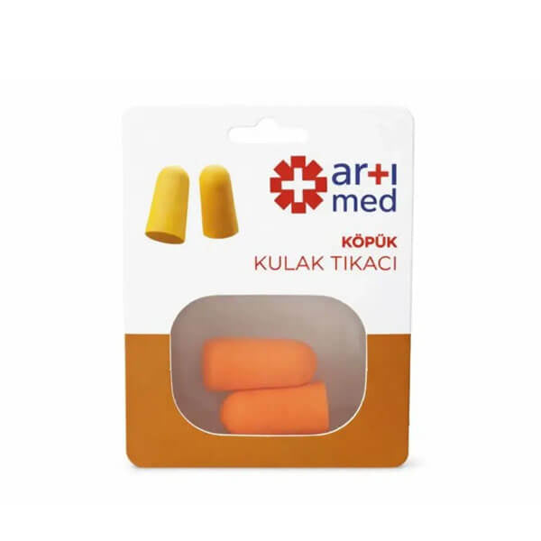 Artimed Foam Ear Plugs for Noise Protection 2 Pairs