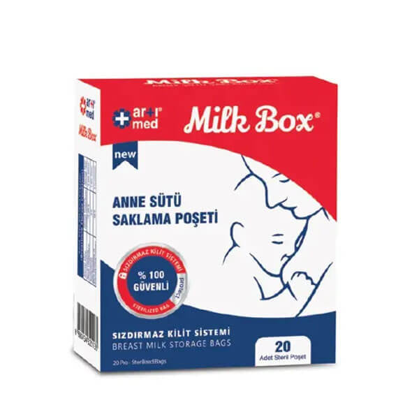 Artimed Breast Milk Storage Bags Leak-Proof Design 20 Count